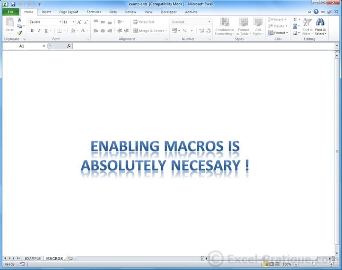 VBA Tip Force Macros To Run