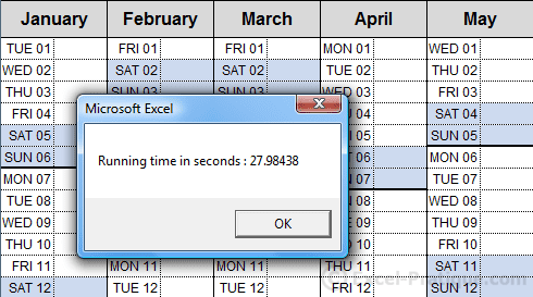 VBA Tricks : Lower the Execution Time of a Macro