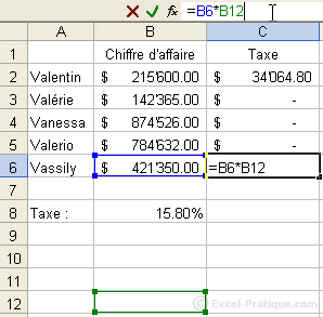 3 - fixer cellule