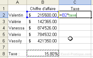 8 - fixer cellule