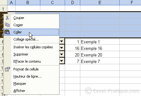 5 - recopie de listes deroulantes