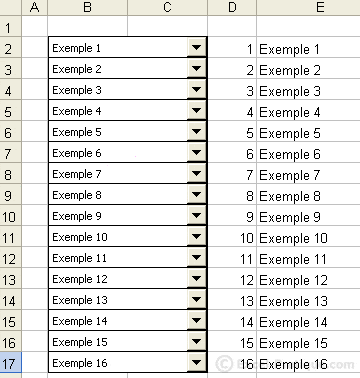 8 - recopie de listes deroulantes
