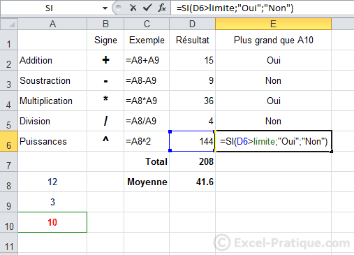 recopie correcte - excel fonction si recopie formules