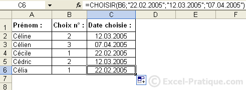 2 - choisir