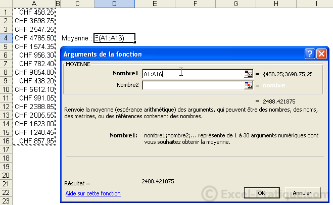 1 - moyenne