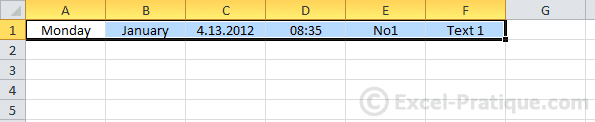 cells selection excel autofill series
