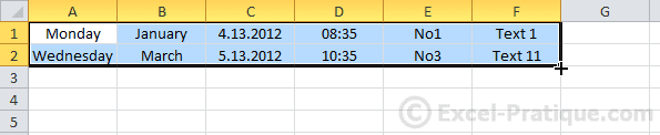 change interval excel autofill series