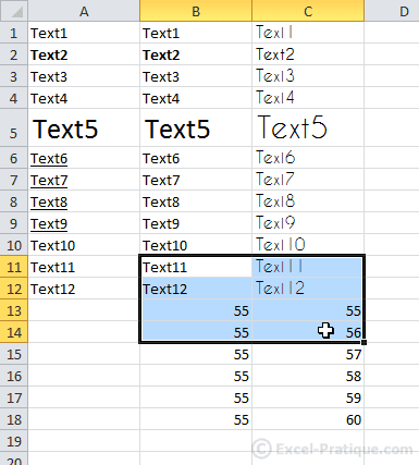 select cells excel basics3