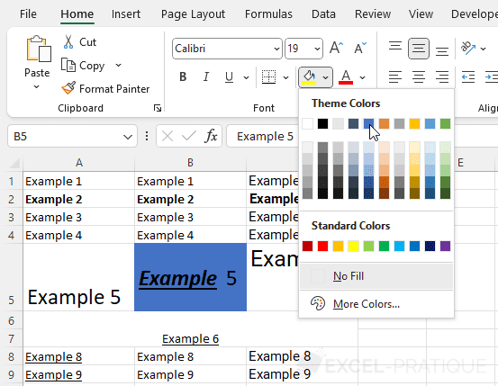 excel cell background color manipulations 3