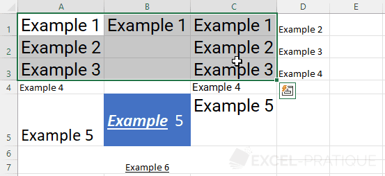 excel reproduce formatting manipulations 4