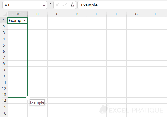 excel cell autofill sheet