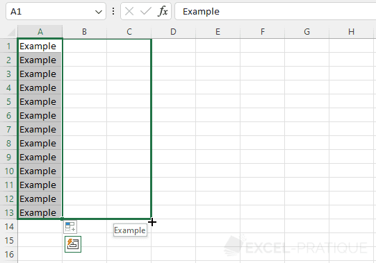 excel cell copy 3 sheet