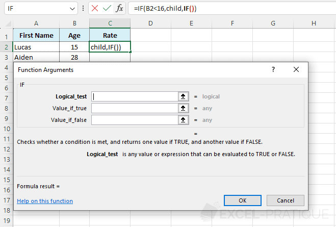 excel if function nesting nested ifs