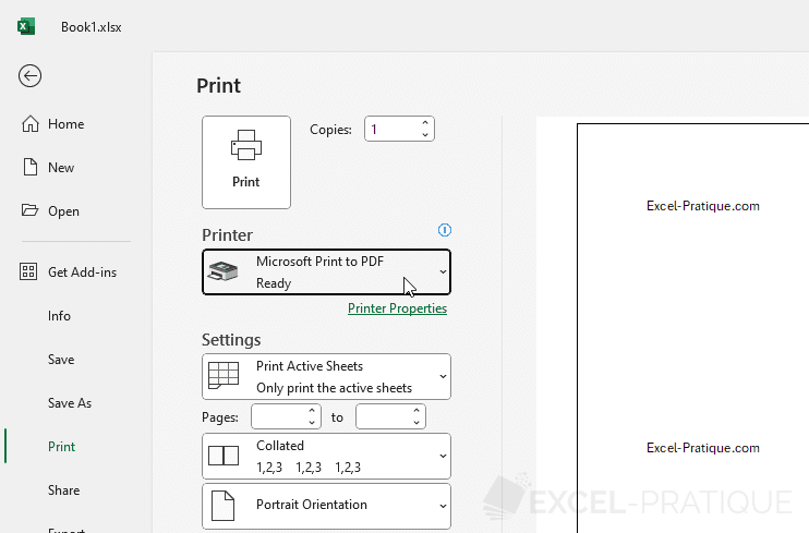 excel print pdf save as
