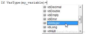 vartype conditions continued