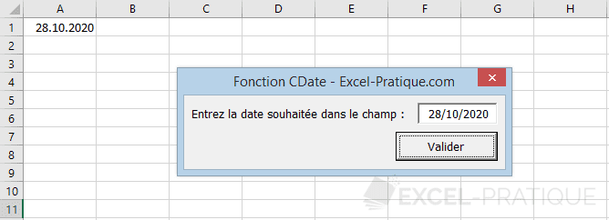 excel vba userform textbox date cellule cdate