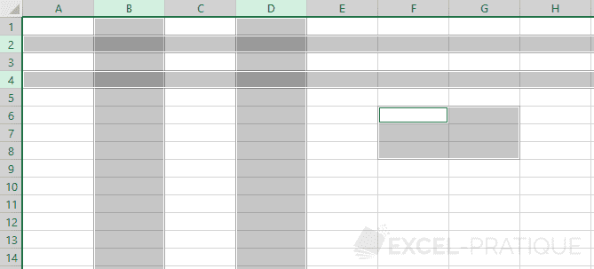excel selections multiples manipulations 5